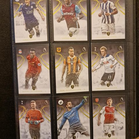 Topps Premier Gold 2016 komplett i Ultra Pro Binder