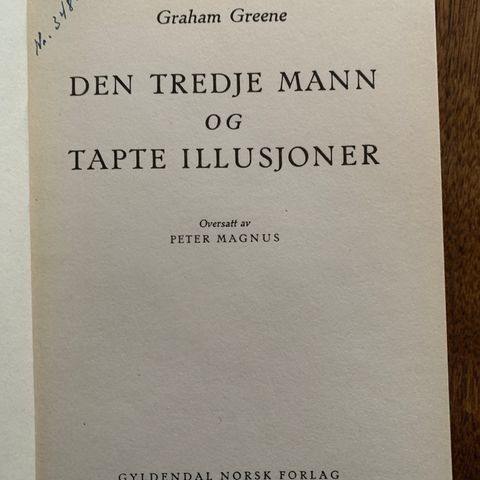 Graham Greene 1950: den tredje mann og tapte illusjoner