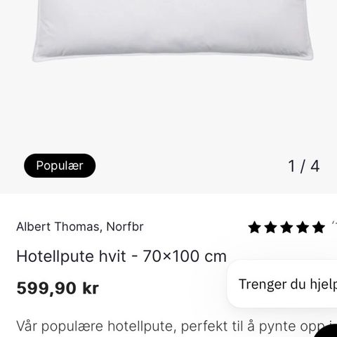 Hotellpute 70x100