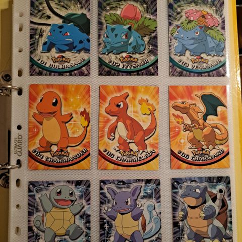 Pokemon kort topps set 1-117 (Endret 30/03)