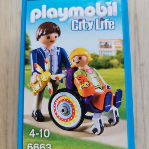 Playmobil barn i rullestol - City Life