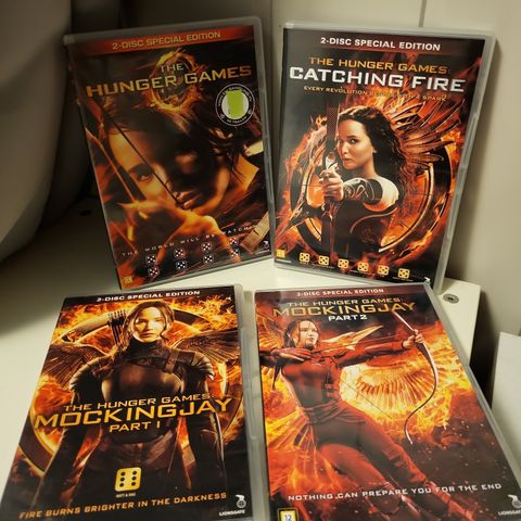 The Hunger Games serien, alle 4 filmer