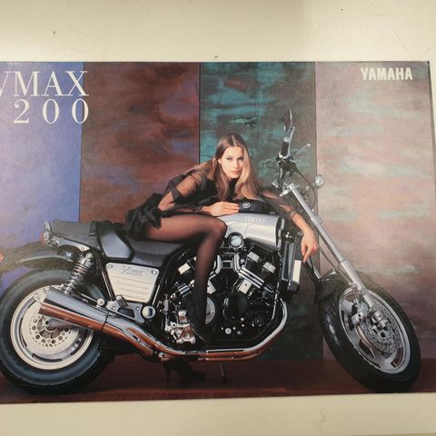 Yamaha v-max 1200 1993 japan brosjyre