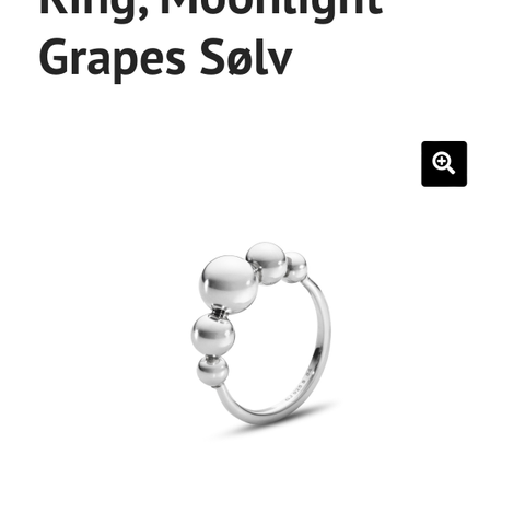 Moonlight grapes Georg Jensen 2anheng og ring.