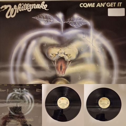 WHITESNAKE/CQME AN'GET IT 1981 - VINTAGE/RETRO LP-VINYL (ALBUM)