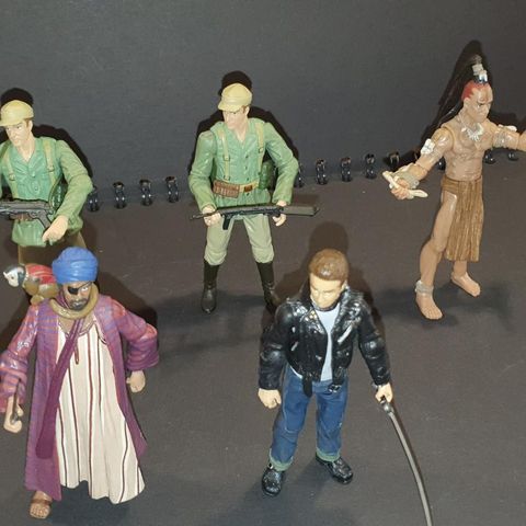 Diverse Indiana Jones figurer fra Hasbro 2008