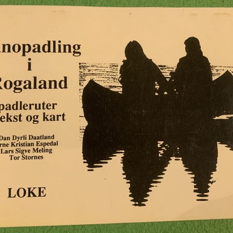 Kanopadling i Rogaland. Padleruter i tekst og kart.