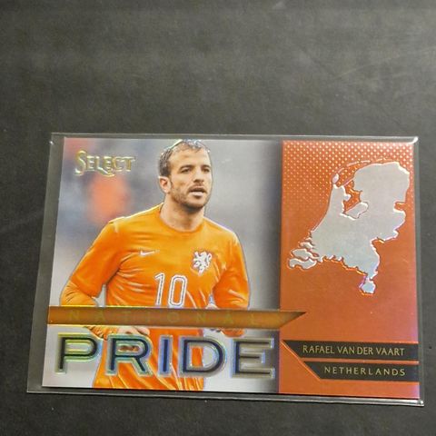 National Pride nummerert Rafael Van Der Vaart Panini Prizm Select 2015-16