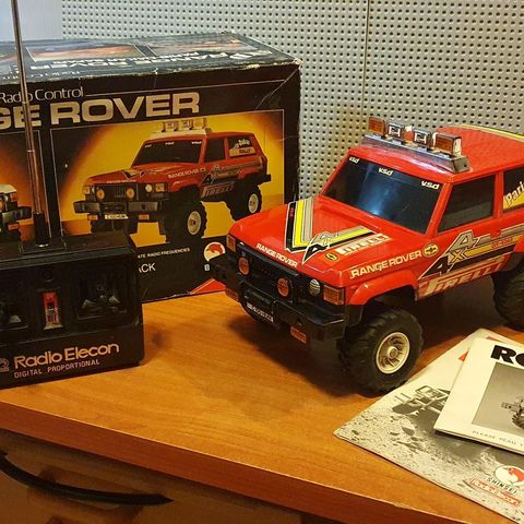 Shinsei Radio Elecon Range Rover- Paris Dakar Rally modell fra 1982