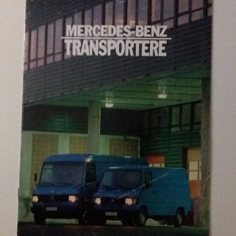 MERCEDES-BENZ TRANSPORTERE -brosjyre. (NORSK)
