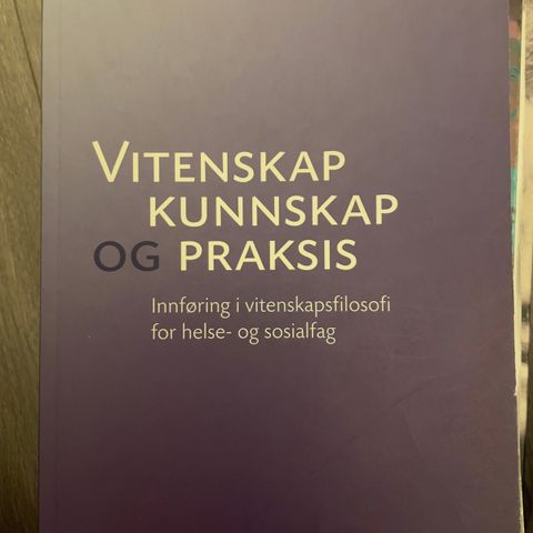 Vitenskap kunnskap og praksis