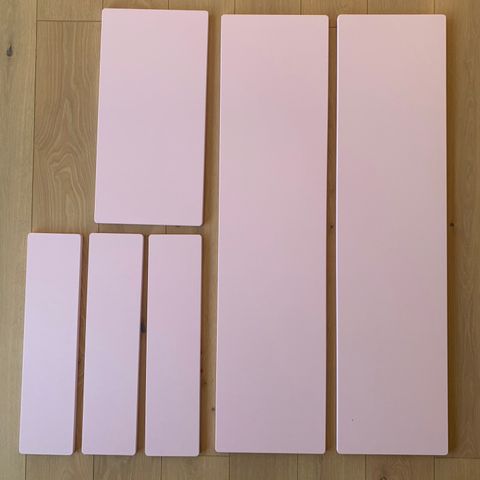 Ikea Småstad fronter rosa