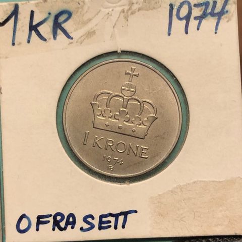 1 krone - 1974