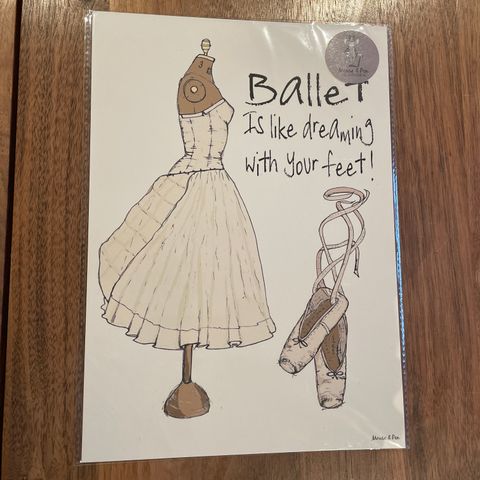 Ballet original plakat - trykk på