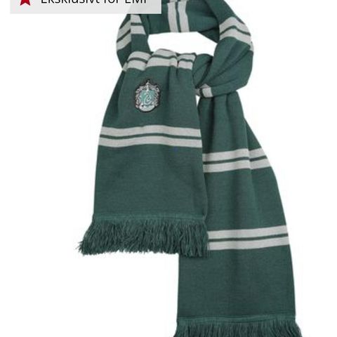 Uåpnet Slytherin / Smygard skjerf - Harry Potter