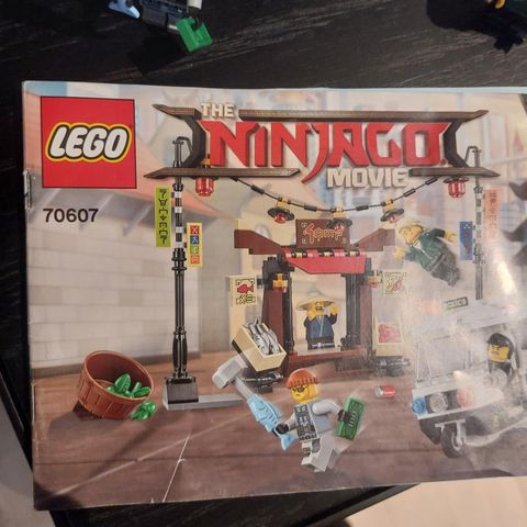 3 sett med lego ninjago