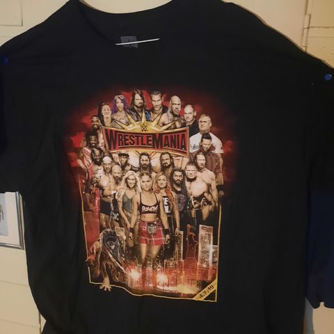T-skjorte WWE-Wrestlemania 2019