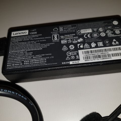 Lenovo I135W deaPad Gaming AC Adapter ( ADL135NLC3A ), 20V, 6.75A