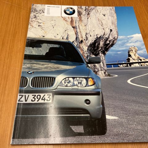 BILBROSJYRE - BMW 3-SERIE SEDAN - 2002