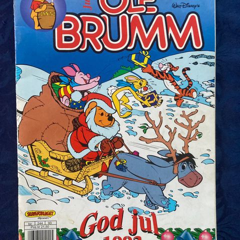 Ole Brumm julehefte fra julen 1993