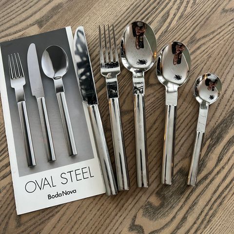 Boda Nova Oval steel bestikk ønskes kjøpt