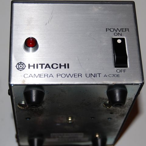 Vintage Hitachi videokamera strømenhet A-C70E