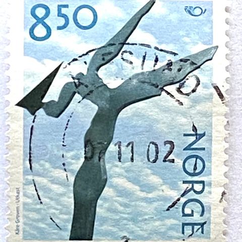 Norge 2002 Norden XIII Tema: Samtidskunst NK  1466 Stemplet