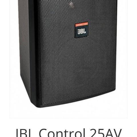 2 stk - JBL studiohøytalere Controll 25AV