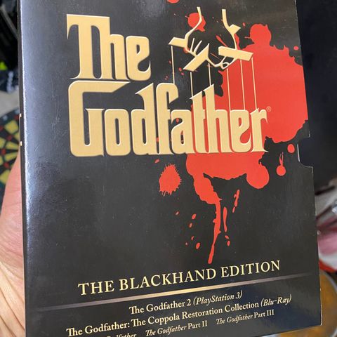 The Godfather Black Hand edition PS3 Blu-ray