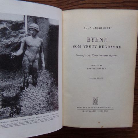 "Byene som Vesuv begravde" - Egon Cæsar Corti (utgitt i 1941)