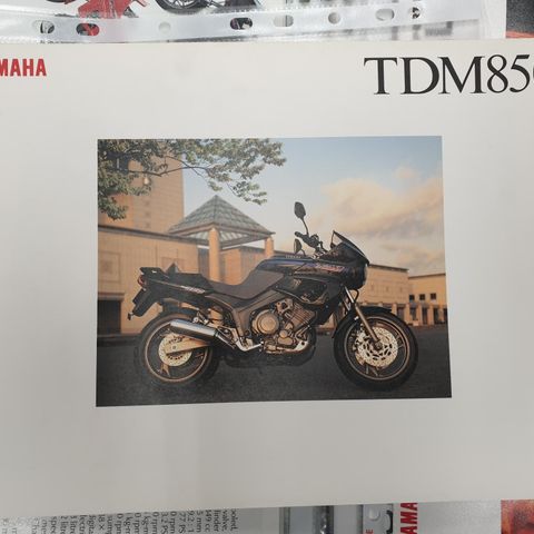 Yamaha TDM 850  brosjyre