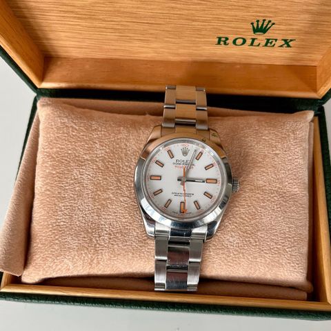 Rolex Milgauss - Hvit skive og discontinued