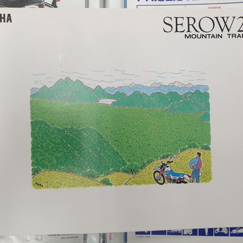 Yamaha XT 225 SEROW 1992 brosjyre