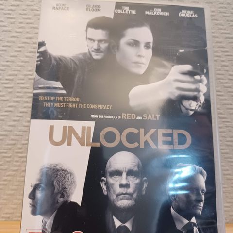 Unlocked 2017 - Action / Thriller (DVD) –  3 filmer for 2