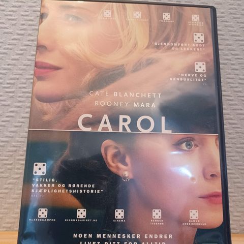 Carol - Romantikk / Drama (DVD) –  3 filmer for 2