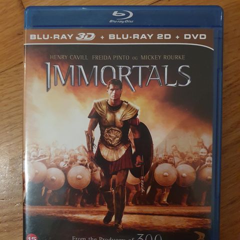 IMMORTALS BLU-RAY 3D