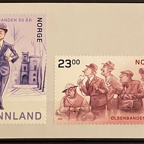 Norge frimerker postfrisk, nk 2006 - 2007,**, Olsenbanden 50 år i par