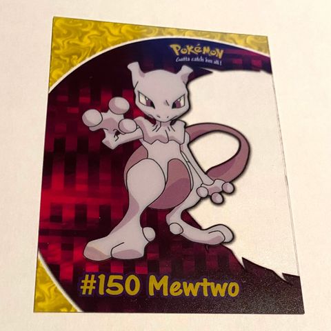 Mewtwo #150 TOPPS 2000 Clear pokemon kort