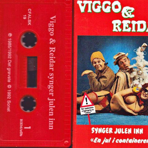 Viggo & Reidar synger julen inn - Sjelden strøken (rød) kassett