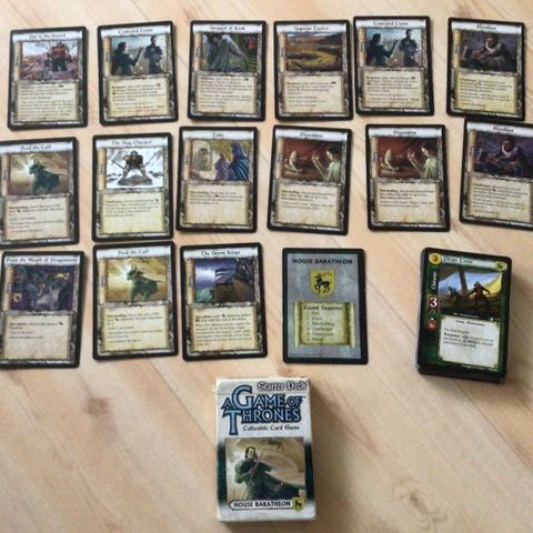 A Game of Thrones Starter Deck House Baratheon fra 2002