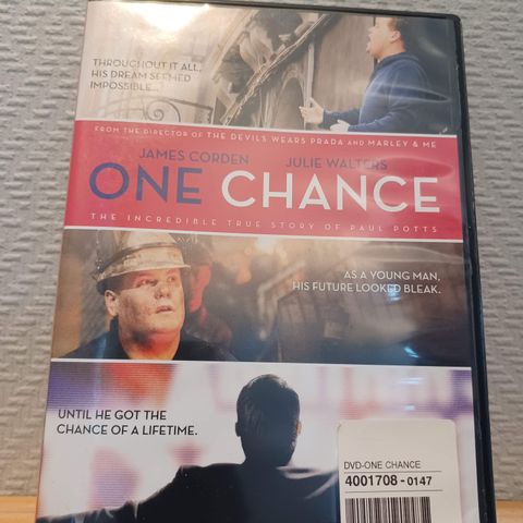 One Chance - Biografi / Komedie (DVD) –  3 filmer for 2