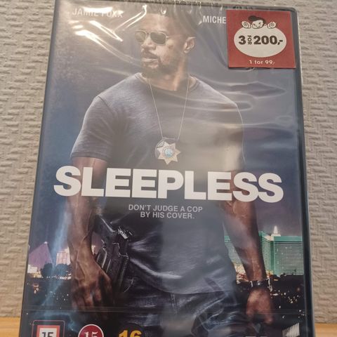 Sleepless - Action / Krim / Thriller (DVD) –  3 filmer for 2