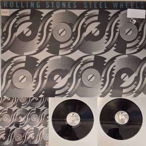 ROLLING STONES/STEEL WHEELS 1989 - VINTAGE/RETRO LP-VINYL (ALBUM)