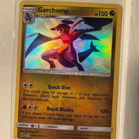 Garchomp #SV40 Pokemon Hidden Fates - 3 igjen