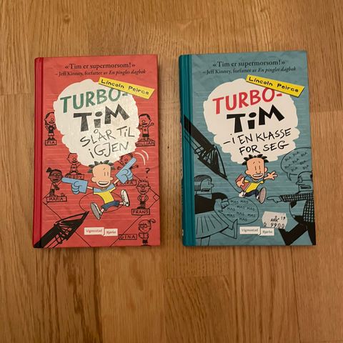 Turbo Tim av Jeff Kinney bok  Pent lest én gang!