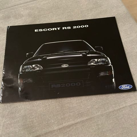 Ford Escort RS2000 Brosjyre