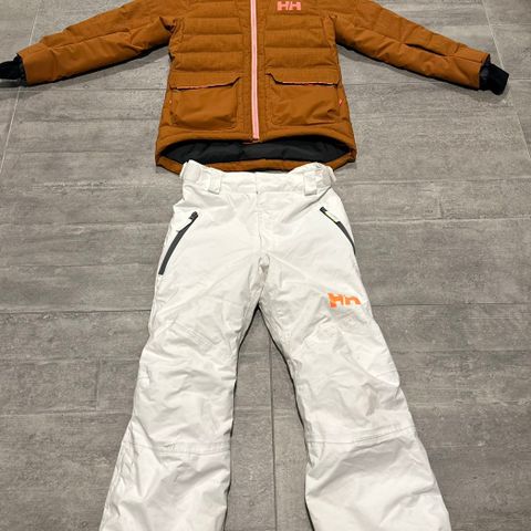 Helly Hansen skisett/alpin sett, 10 år