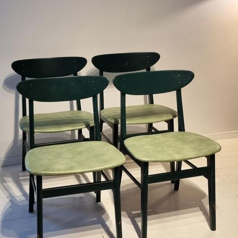 4 vintage spisestoler fra Stokke møbler