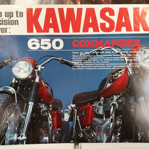 Kawasaki W1SS / W2SS  650 Commander brosjyre