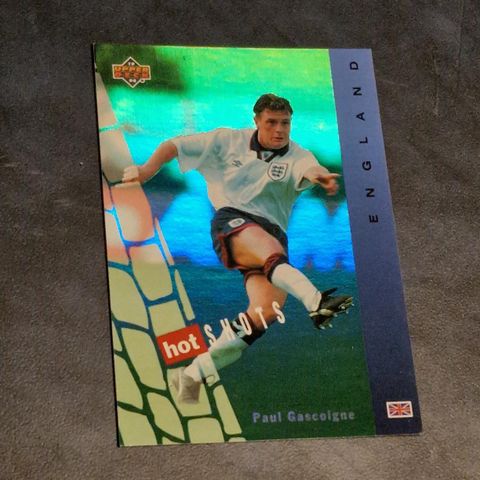 Paul Gascoigne Upper Deck 1994 Hotshots